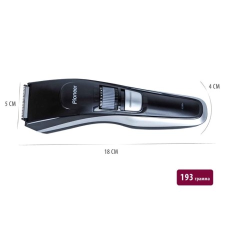 Pioneer HC01R haircut, stainless steel, battery, black-silver-2