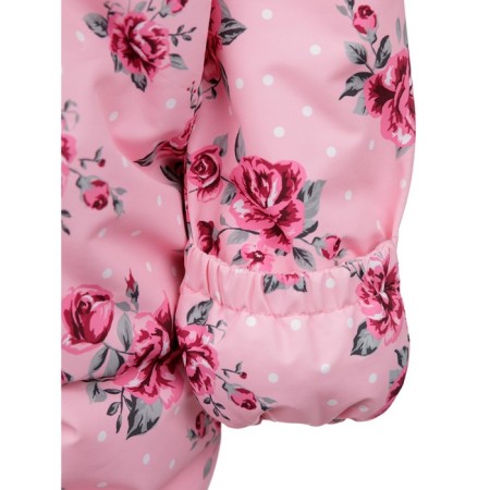 Combineson from membrane fabric for a girl, height 56-62 cm, pink color-7