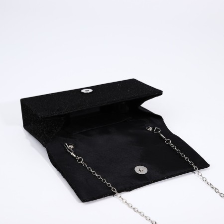 Magneta bag bag, long chain, black color-4