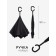 Umbrella - on the contrary, "monoton", mechanical, 8 spokes, r = 53/61 cm, black color