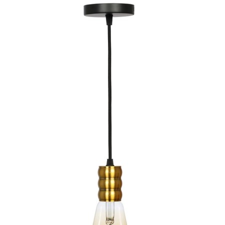 Lamp E27, wire 1 m, color copper-4