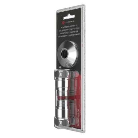 Direct connector for the toweller Terminus 731Sch1010, nut/fitting 1 "x1", chrome-1