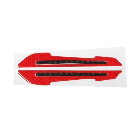 The sticker is anti -reflecting, reflective 16 × 2.3 cm, set 2 pcs, red-2