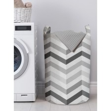 Classic zigzags storage basket, size 40x60 cm