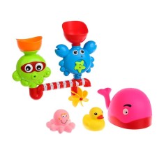A set of bath toys 