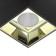 Lamp "Cube" LED 4000K 10W DIM220 Black gold 7.5x7.5x9.5cm