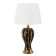 Lorenza table lamp E27 40W black -gold 28x28x51 cm Risalux