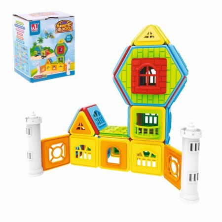 Designer magnetic "house", 84 details