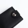 Men's purse on a magnet, a department for cards, coins, black color