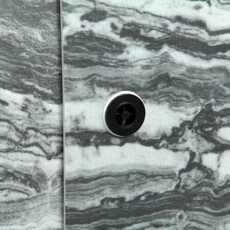 Bath screen "Cart Black Marble", 148 cm-1