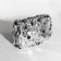 Bag-clate on fasteners, silver color