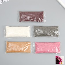 Colored sand set No. 10, 5 colors, 100 g each