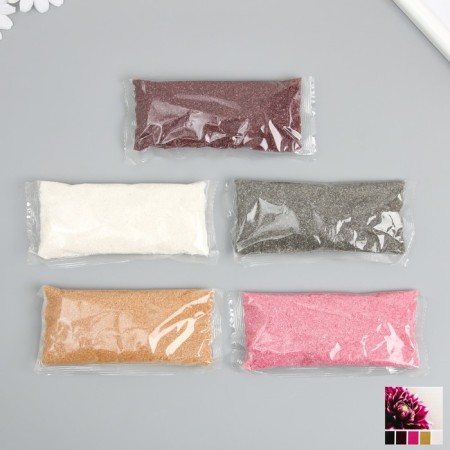 Colored sand set No. 10, 5 colors, 100 g each