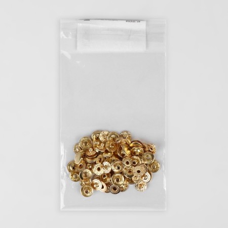 Installation button, alpha (S-shaped), d = 10 mm, gold color-3
