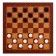 Game table 3 in 1: checkers, chess, backgammon