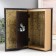 Safe-book wood to the leatherette "Golden Card" 21x13x5 cm