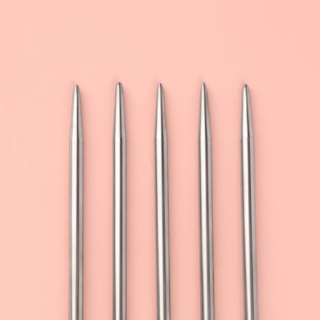 Knitting knitting needles, hitchful, d = 4.5 mm, 25 cm, 5 pcs-1