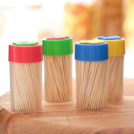 Toothpick "Flower", 150 pcs, color mix-4