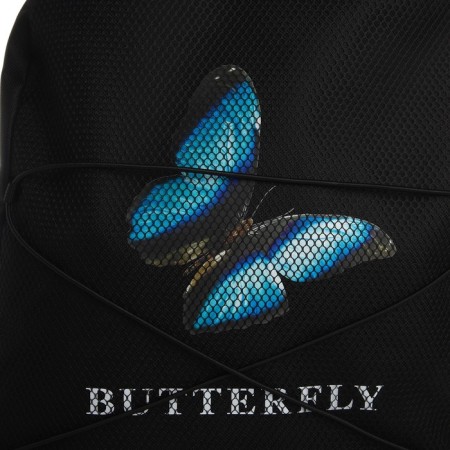 School textile Butterfly cord, 38x29x11 cm, black-5