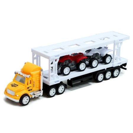 Truck Inertial "Avtovos", with 2 ATVs, color mix
