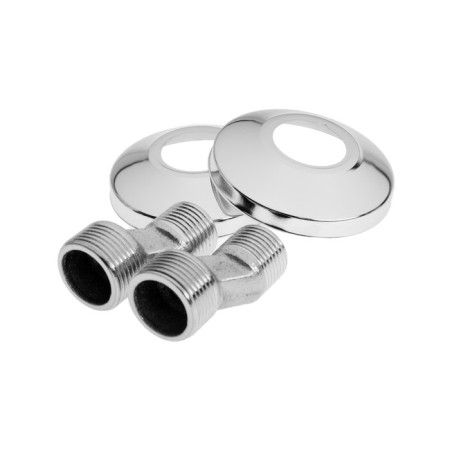 Aquarius bathtub mixer 0402.656, two -talent, pour 285 mm, chrome-4