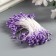 Stamens for artificial flowers "Lilac droplets" (set 130 pcs) length 6 cm