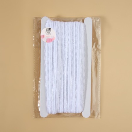 Gum is openwork, 8 mm, 10 ± 0.5 m, white color-2