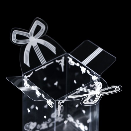Folding box from PVC 4.5 x 5 x 7.5 cm-3