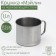 Magic mug of "Mayly", 1.1 l, d = 12.5 cm, chrome color