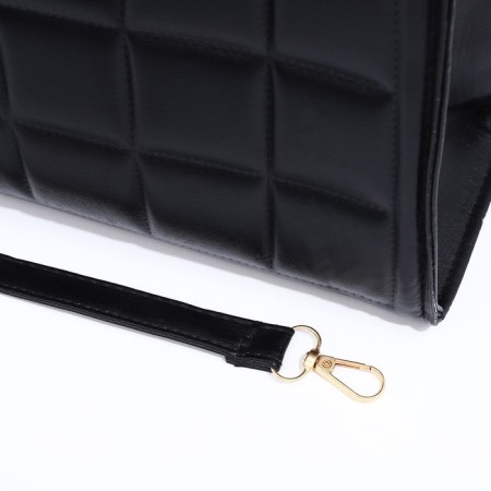 Bag Female Tout with zipper, black color-5