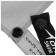 Microfiber towel, size 40x40 cm, gray color