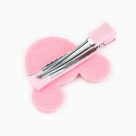 Hair clip with sparkles, 2 pcs, 5.5 cm, star, Minnie Mouse-1