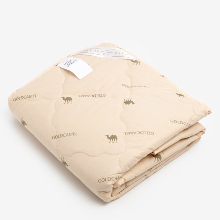 The blanket "Ethel" camel wool 140*205 cm, tick, 300 g/m2