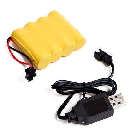 Radio controlled T34, works on the battery, light and sound, green color-7