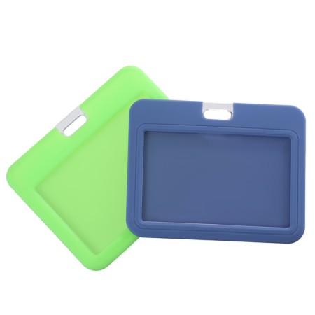 Horizontal badge 85 x 54 mm, erichkrause silicone case, mix-5