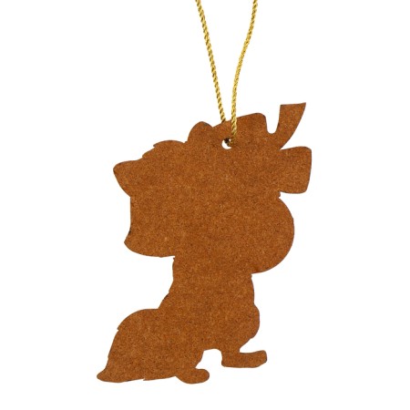 New Year's wooden pendant "New Year! Raccoon "-7