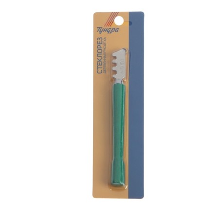 Tundra glass cutter, single -roller, wooden handle-3