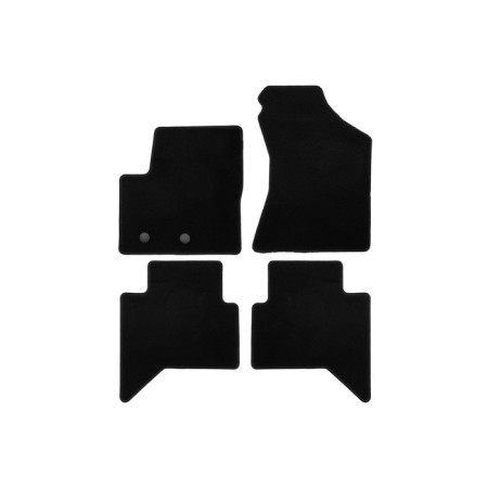 Rugs in the ECONOM Salon for Changan Hunter Plus 2023-, pickup, 4 pcs, textiles