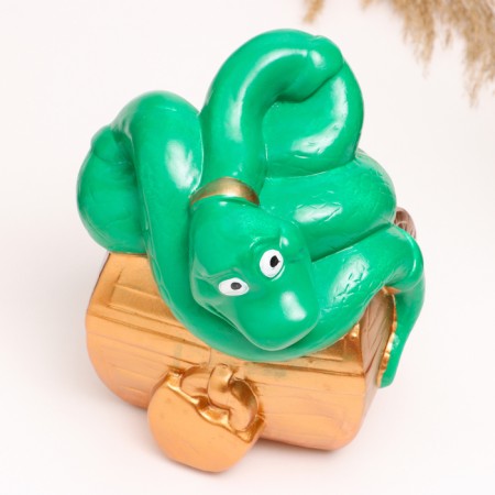 Piggy bank "Snake with a chest" 16x16x16cm, color-3