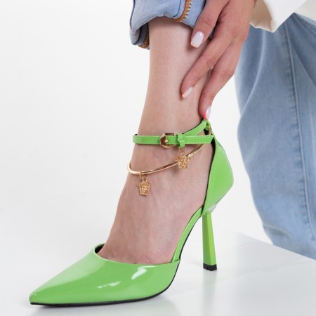 Women's shoes, light green color, size 36-2