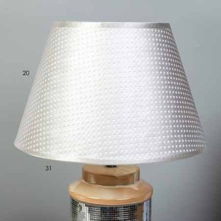 Wiley table lamp E27 40W silver-beige 30x30x46 cm Risalux-3
