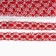 Braid braid, in a roll 20 m., Red-white