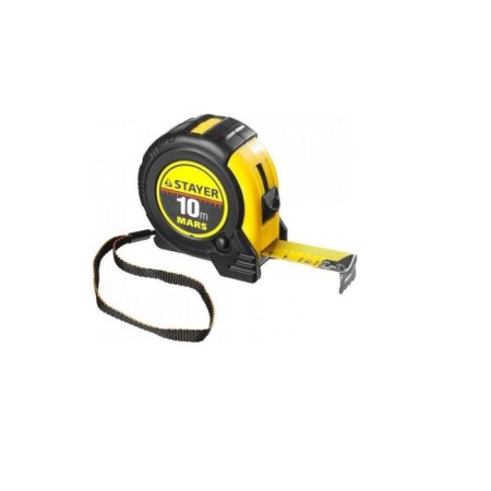 Roulette Stayer Stabil 34131-10_z02, rubberized housing, with two latches, 10m x 25mm