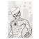 Application by foil "New Year" 23x15 cm, Spider-Man