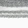 Braid, width 1.5 cm, in a roll 10 meters, silver color