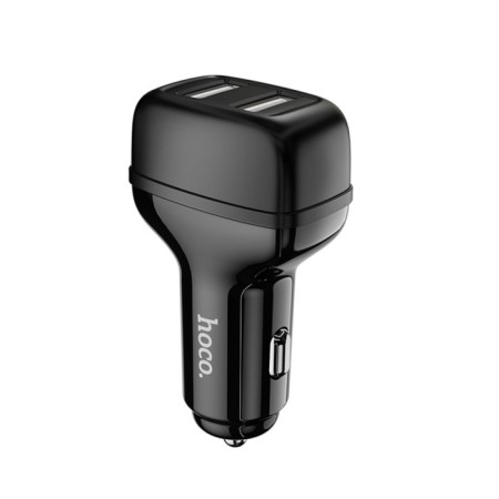 Hoco Z36, 2 USB, 2.4 A, black car