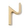 Furniture hook cappio anemone, one -rod, color mat gold