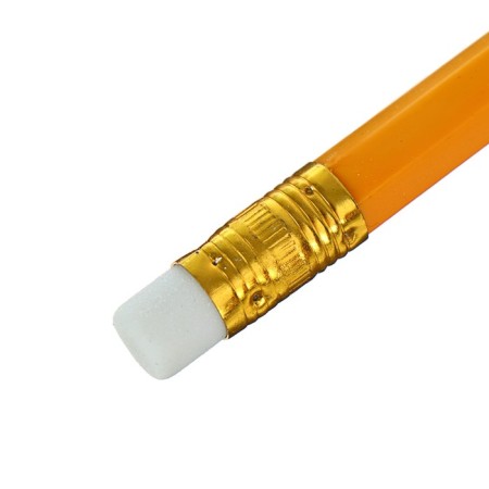 Pencil Chernographic NB, Calligrata, with an eraser, plastic, orange-4
