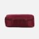 Cosmetic bag with lightning, burgundy color