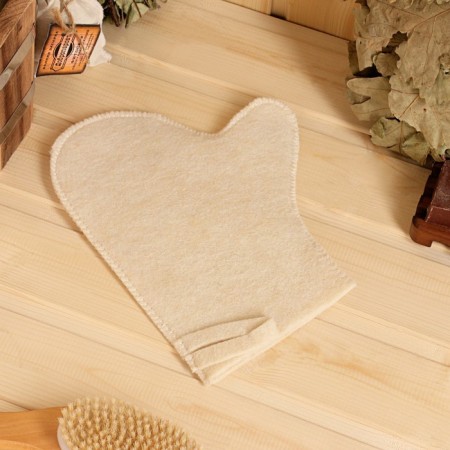 Mittens for the bath and sauna bright